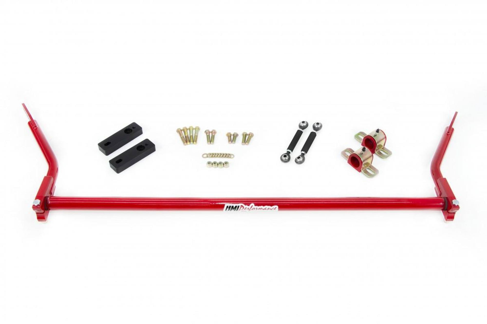  UMI Performance 64-77 GM A-Body 1-1/4" Splined Front Sway Bar (stock style end links), Red - (UMI-4080-1-R) 