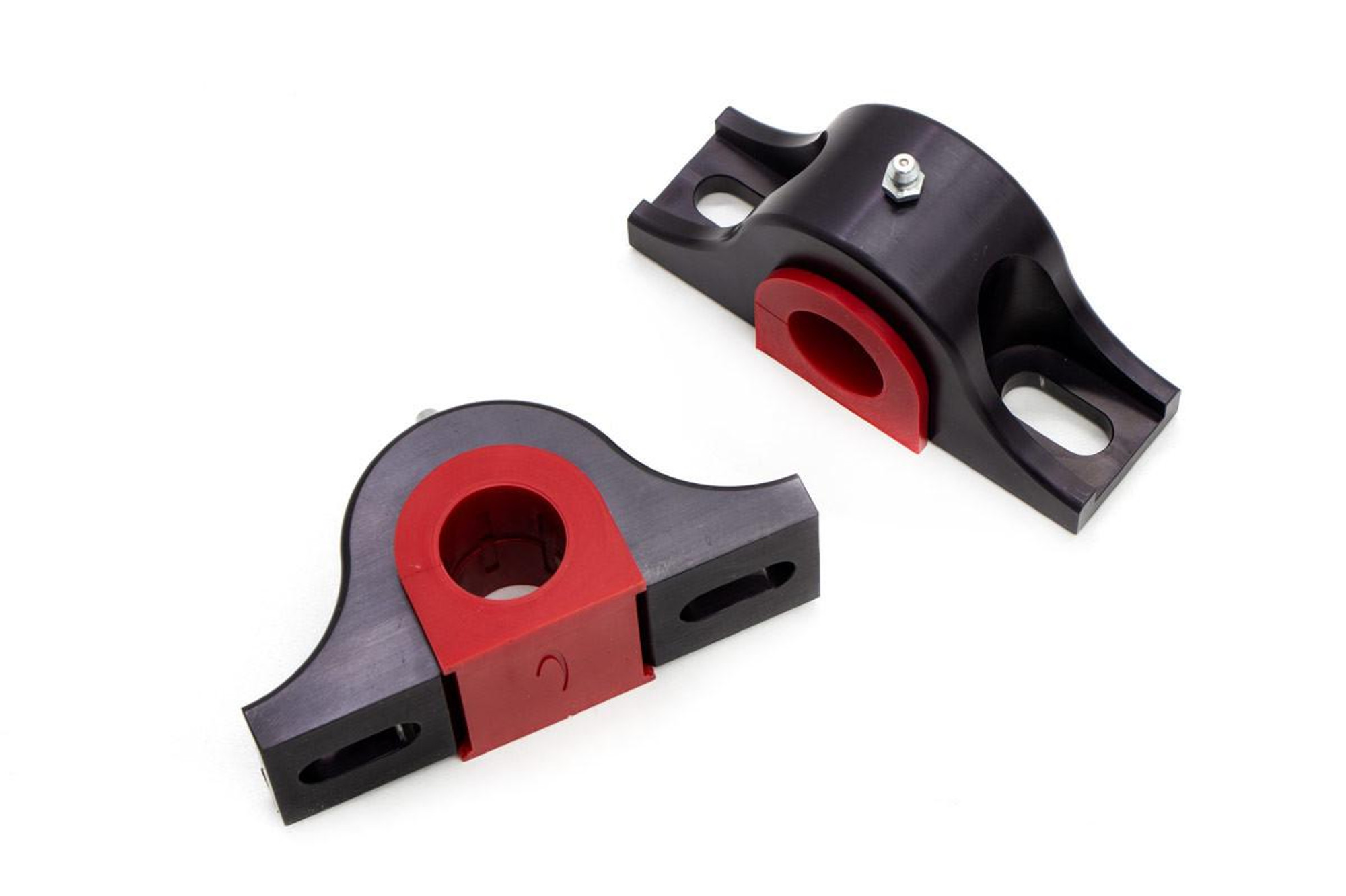  UMI Performance Heavy Duty Billet Aluminum Rear Sway Bar Mounts- 1” (25mm), Red - (UMI-90046-R) 