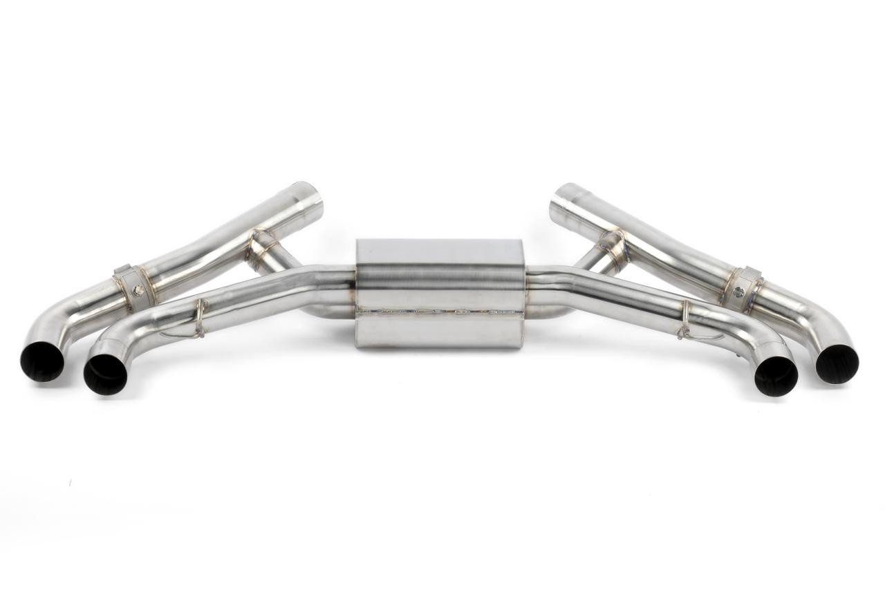 Dinan Dinan Valved Axle-Back Exhaust - 2020-2025 BMW X5M/X6M w/Black Tips - (DIN-D660-0090-BLK) 