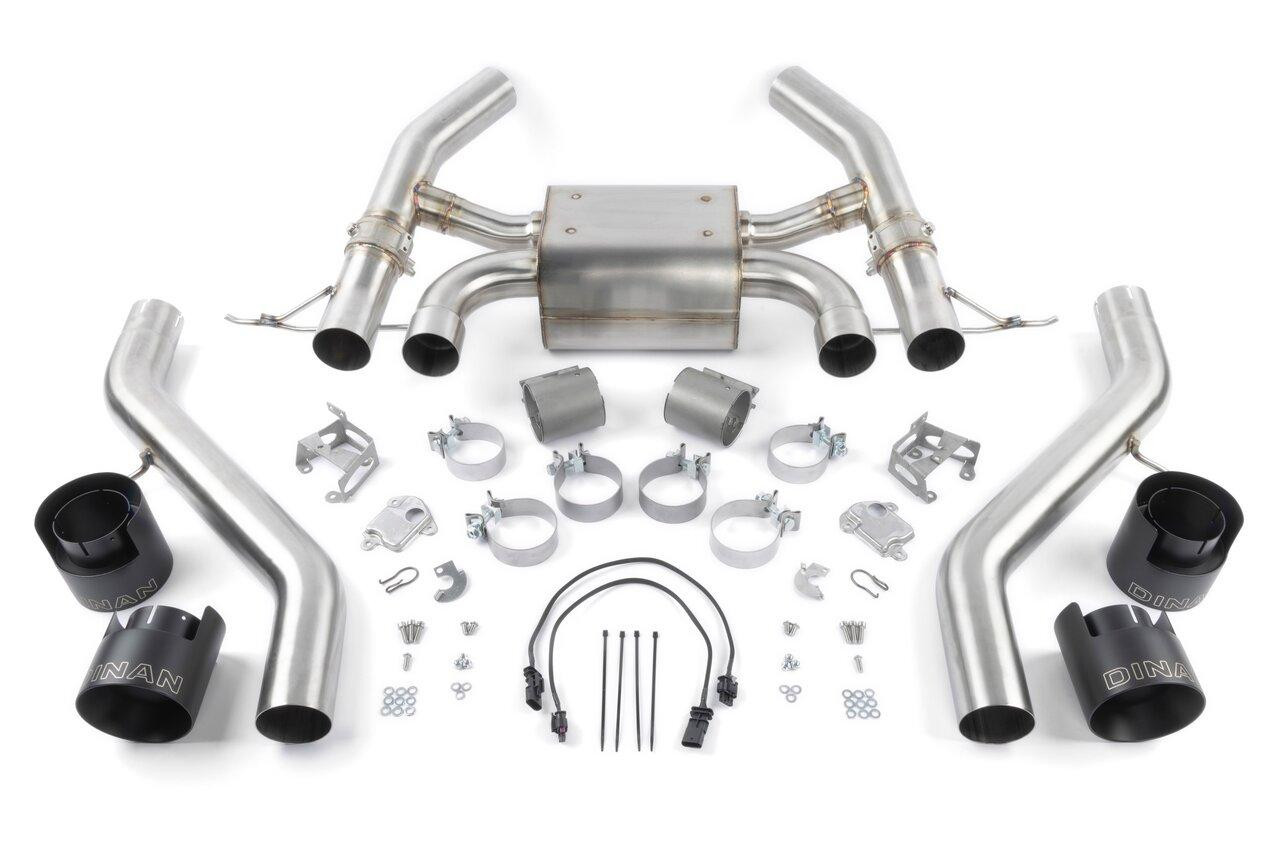  Dinan Dinan Valved Axle-Back Exhaust - 2023-2025 BMW M2 w/Black Tips - (DIN-D660-0100-BLK) 