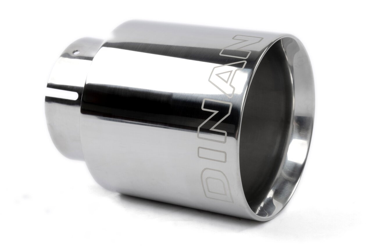 Dinan Dinan Double-Walled 4" Clamp-On Exhaust Tip, 3" Inlet, Polished - (DIN-D663-0637-BOX)