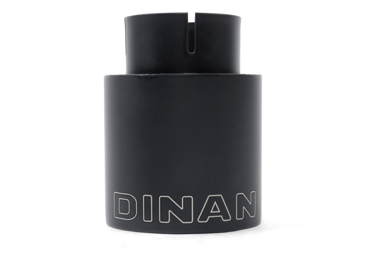 Dinan Dinan Double-Walled 4" Clamp-On Exhaust Tip, 3" Inlet, Black Ceramic - (DIN-D663-0638-BOX)