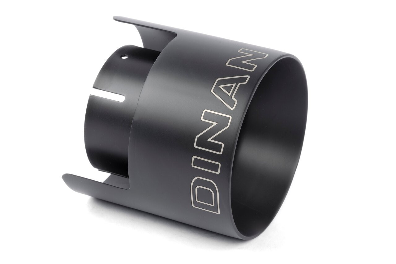 Dinan Dinan Double-Walled 4.5" Clamp-On Exhaust Tip, 3" Inlet, Black Ceramic - (DIN-D663-0640-BOX)
