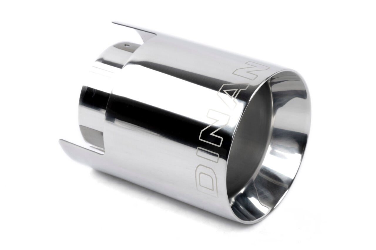 Dinan Dinan Double-Walled 4.5" Clamp-On Exhaust Tip, 3.25" Inlet, Polished, 5in Length - (DIN-D663-0645-BOX)