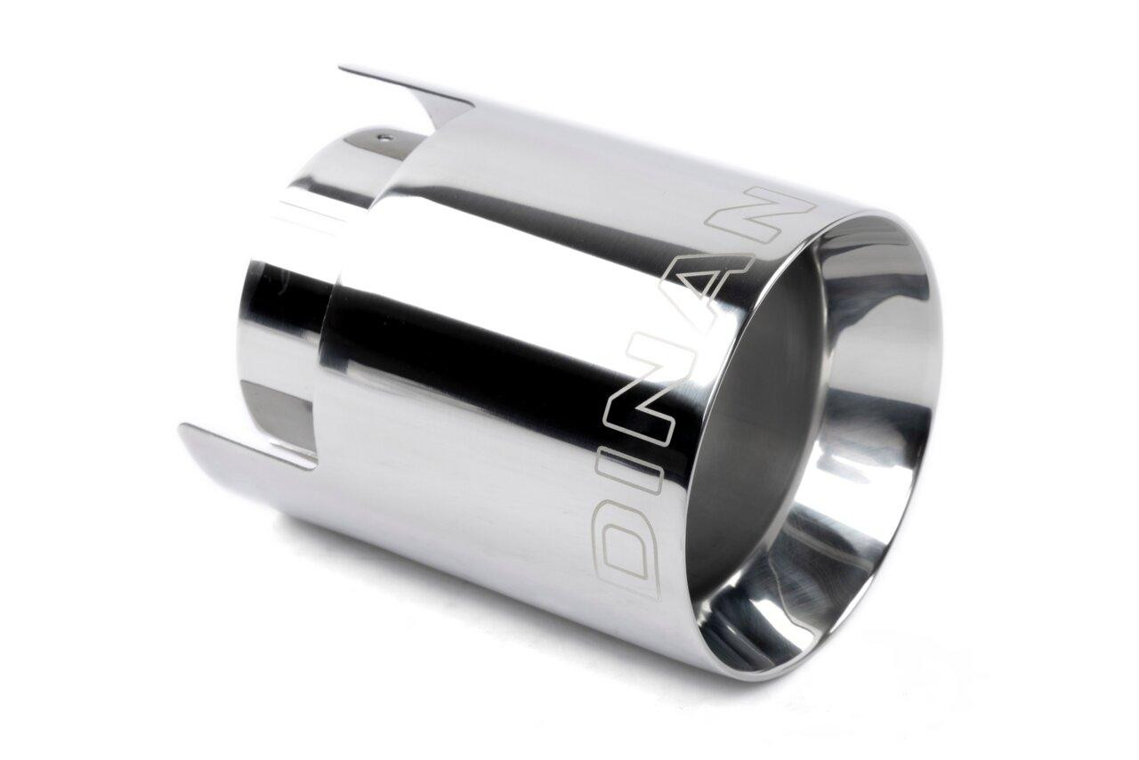  Dinan Dinan Double-Walled 4.5" Clamp-On Exhaust Tip, 3.25" Inlet, Polished, 5in Length - (DIN-D663-0645-BOX) 