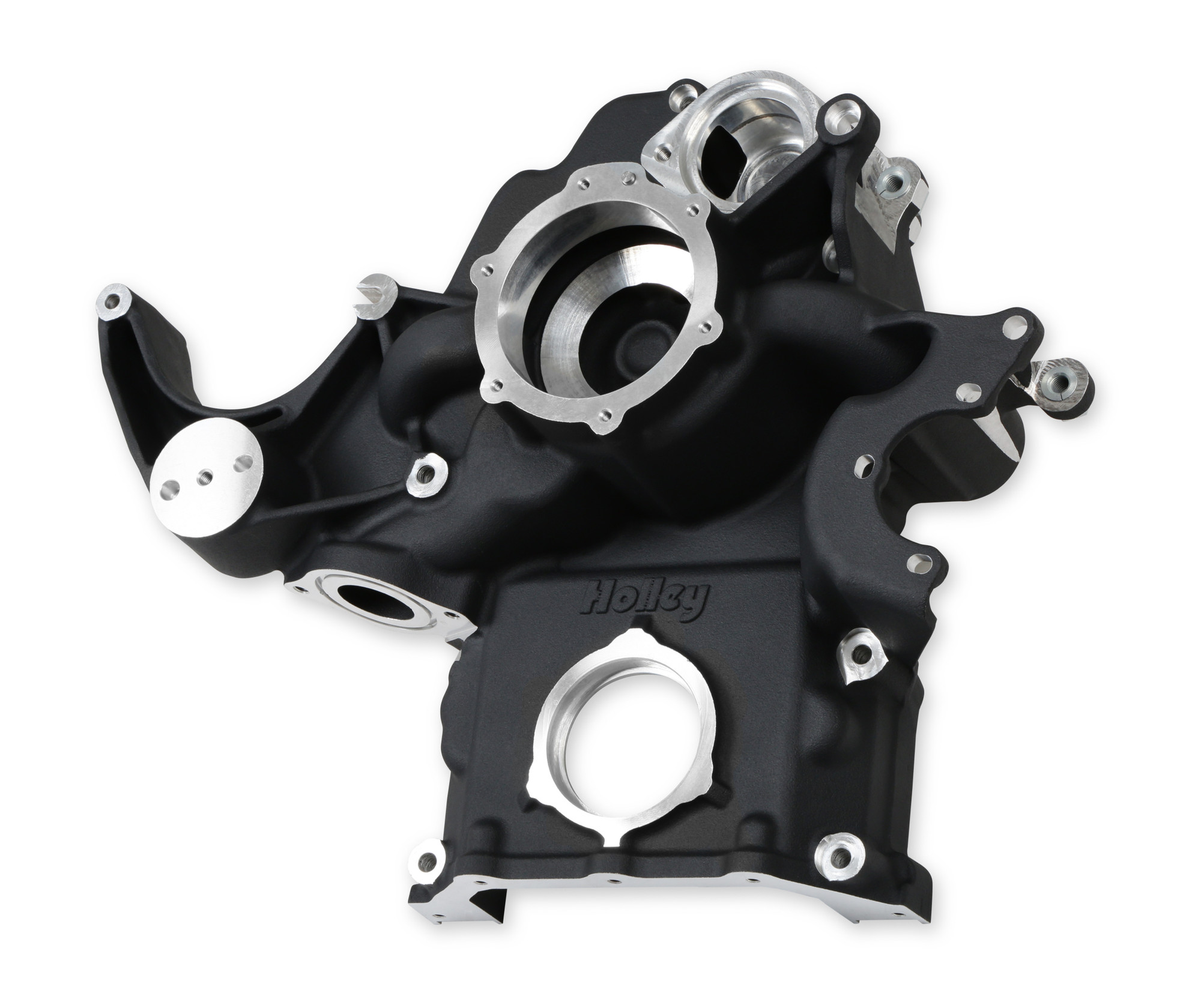 Holley Premium Black Mid-Mount Complete Accessory Gen III Hemi 03-08 5.7/05-10 6.1L - (HOL-20-292BK)
