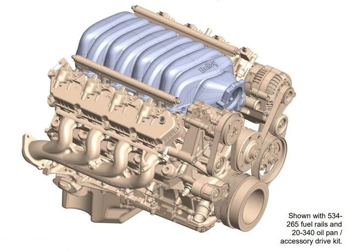  Holley Holley Low-Profile Intake Manifold - Godzilla - Natural Finish - (HOL-300-900) 