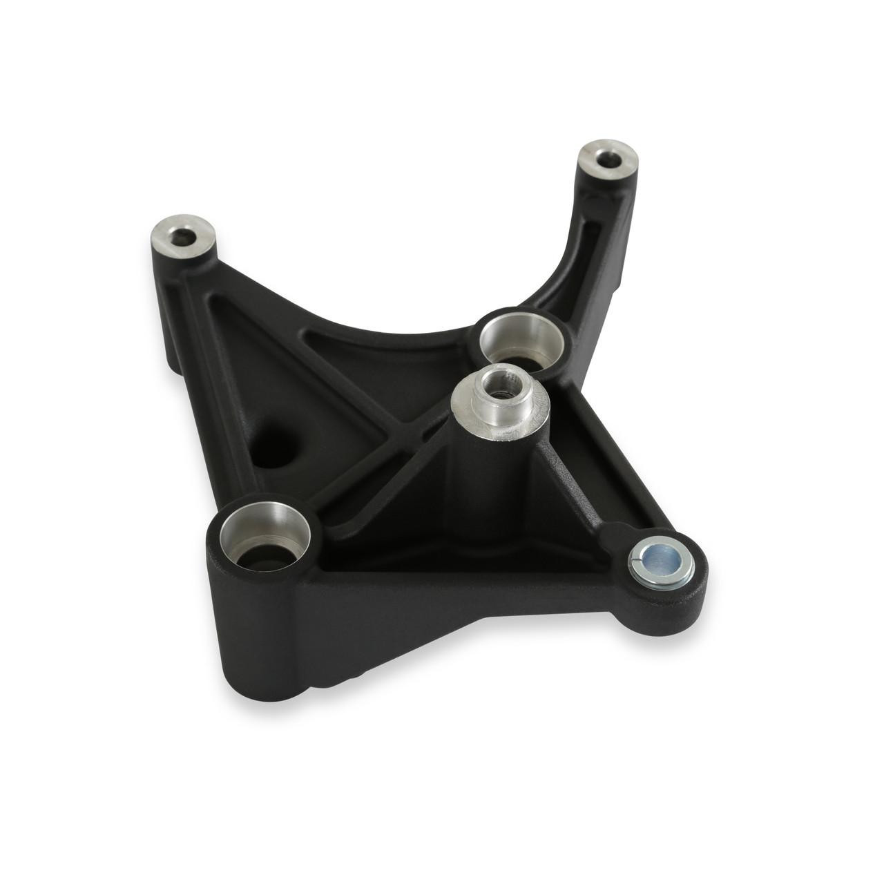  Holley A/C Bracket with Hardware - Black - (HOL-97-421) 