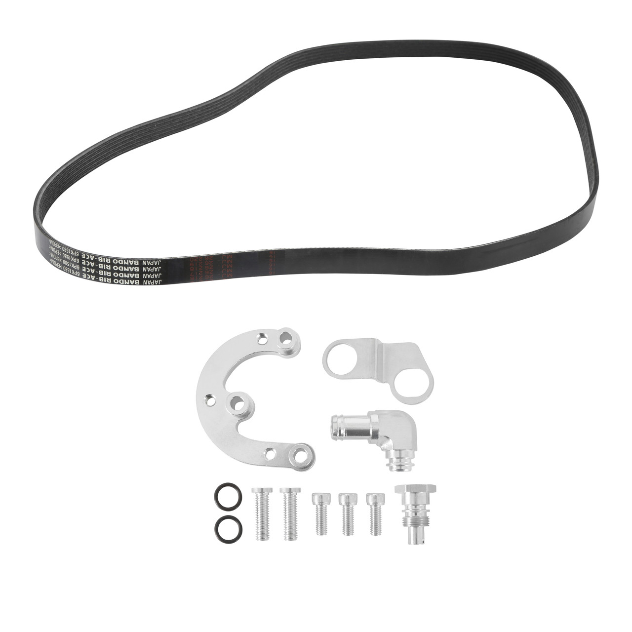 Holley Power Steering Pump Relocation Kit - SBF Mid-Mount- Accessory Drive - (HOL-97-436)