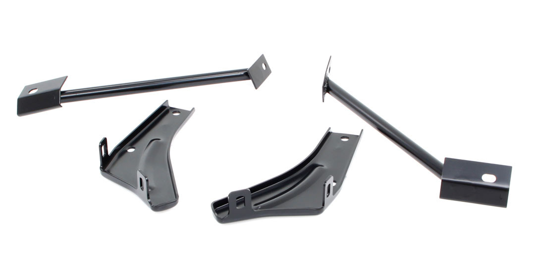 Auto Metal Direct Front Bumper Bracket Set (4pcs) - 66-67 Fairlane; 67 Ranchero - (AMD-105-8466-S)