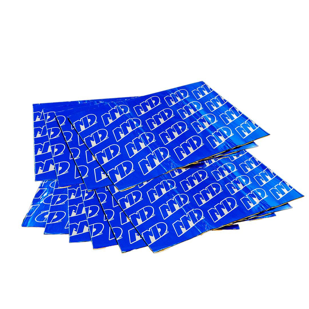  Auto Metal Direct SilentDrive Pro Mat Sound Deadener Kit Blue Silver 10 Sheets 43 Square Feet - (AMD-403-1000-825A) 