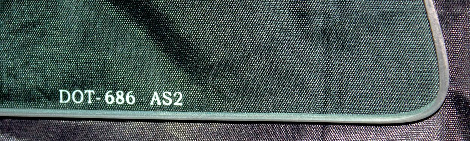  Auto Metal Direct Back Glass - Green Tint - 68-72 El Camino; 71-72 Sprint - (AMD-660-3768-T) 