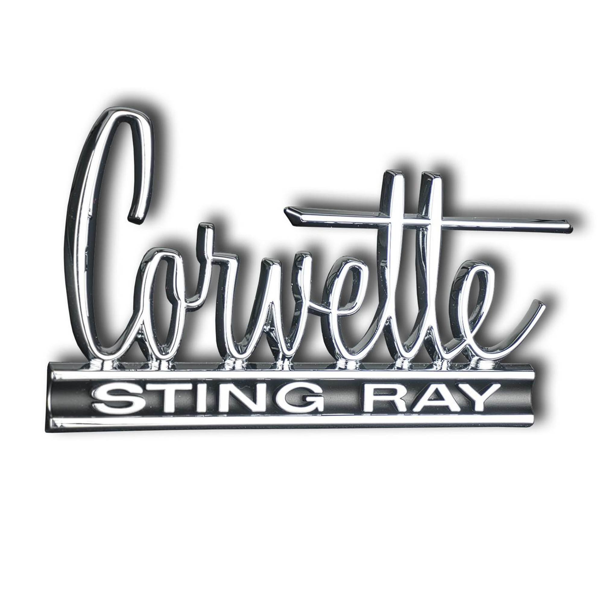  Trim Parts Hood and Deck emblem for 1966-67 Chevrolet Corvette Stingray - (5210) 