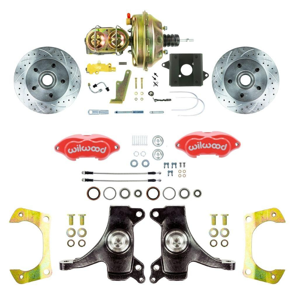  The Right Stuff 1960-62 Chevy/GMC Performance series 2" Drop, Power Front Disc Brake Conversion - (TDC6015DP-P) 