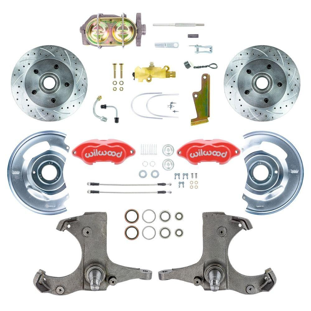  The Right Stuff 1960-62 GM Truck/Sub Std Front Disc Conv Kit, Wilwood Caliper, Upper - (TSD6015P-P) 
