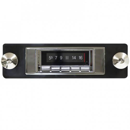  Custom Autosound 1955 Chevy 210 USA-740 Radio with Bluetooth - (CAS-CAMVECH5740B) 