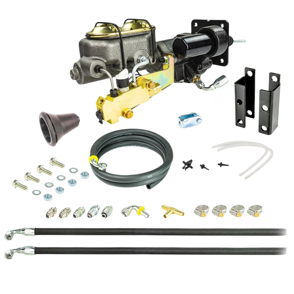 The Right Stuff 1955-58 Full Size Chevy Hydro Boost & Master Cylinder Combination Kit Disc/Drum - (GHB550971)
