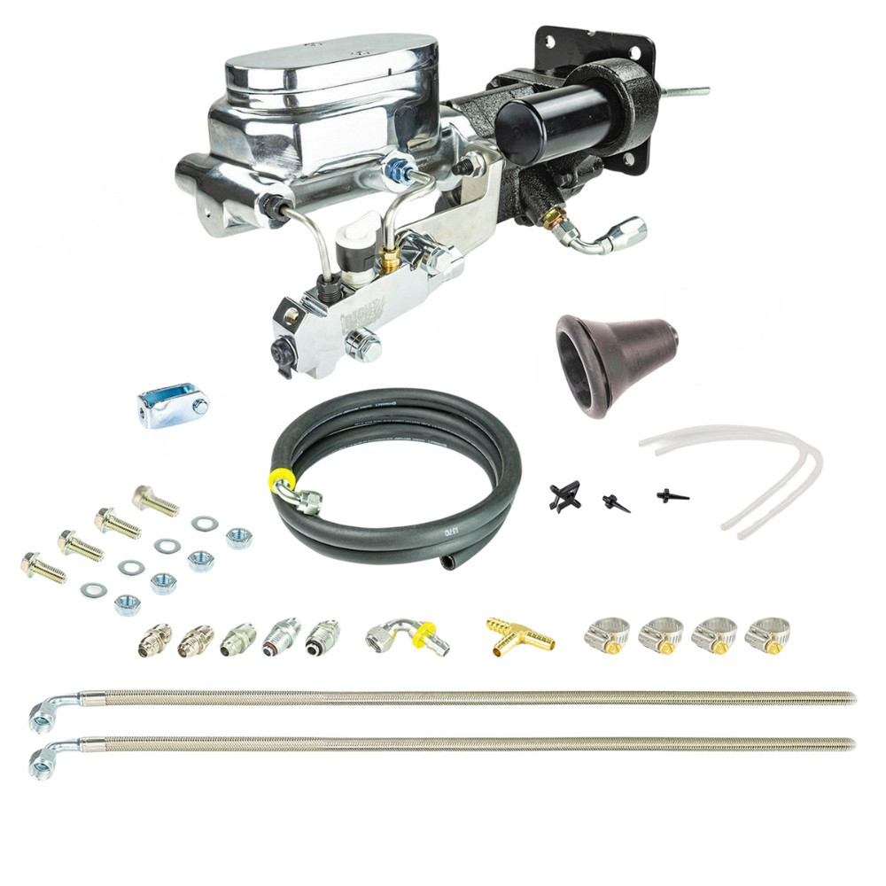 The Right Stuff 1968-82 C3 Corvette Chrome Hydraulic Brake Assist Upper - (JHB825672)