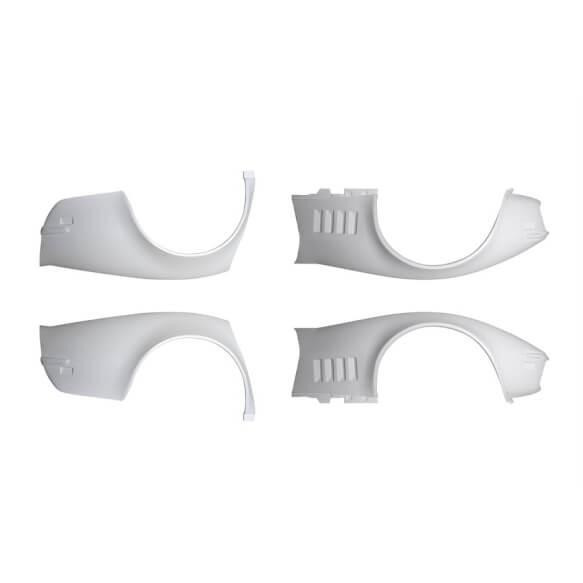  Detroit Speed 68-69 Corvette, Fiberglass Fender Flare Kit, 4" Flare Width - (010113DS) 