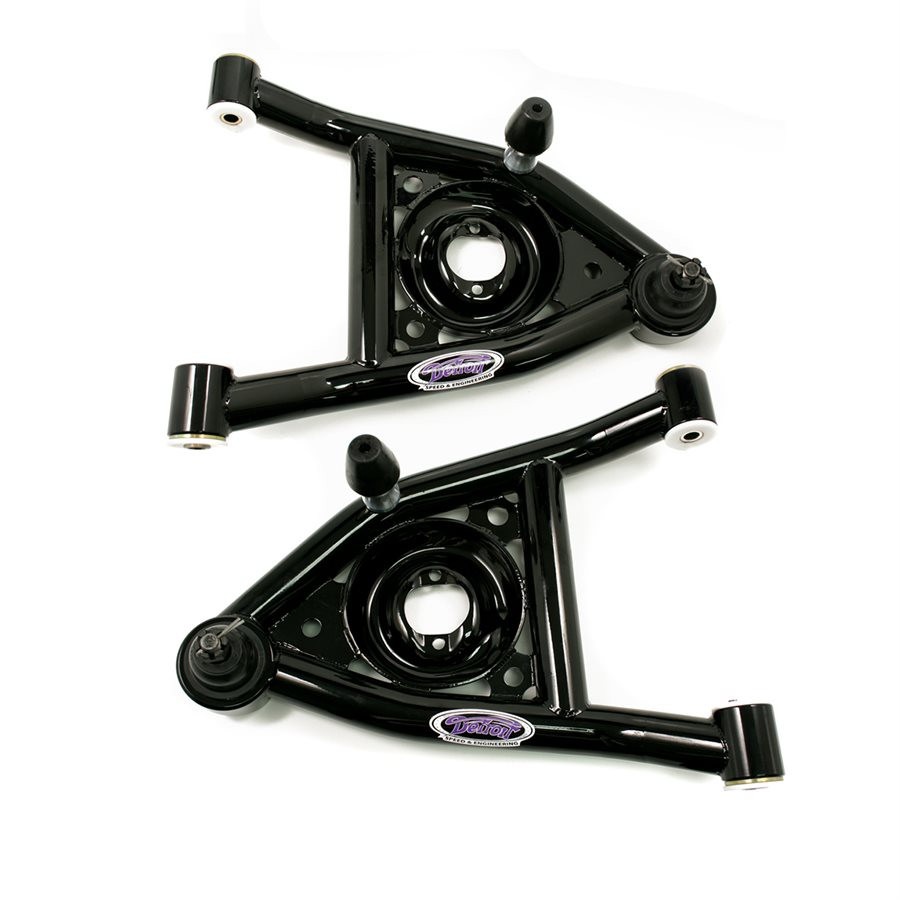 Detroit Speed 73-77 Chevelle/El Camino, Tubular Lower Control Arms w/Black Finish - (031207DS)