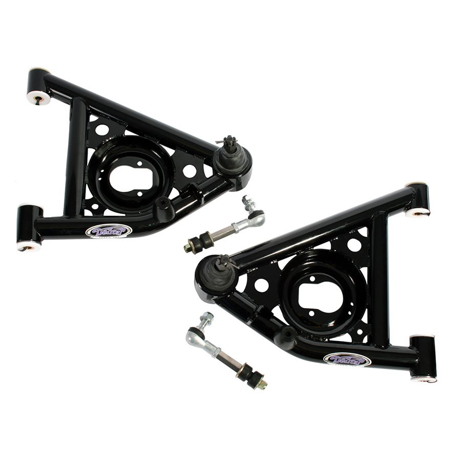 Detroit Speed 78-88 Monte Carlo/Malibu, Tubular Lower Control Arms w/Black Finish - (031208DS)