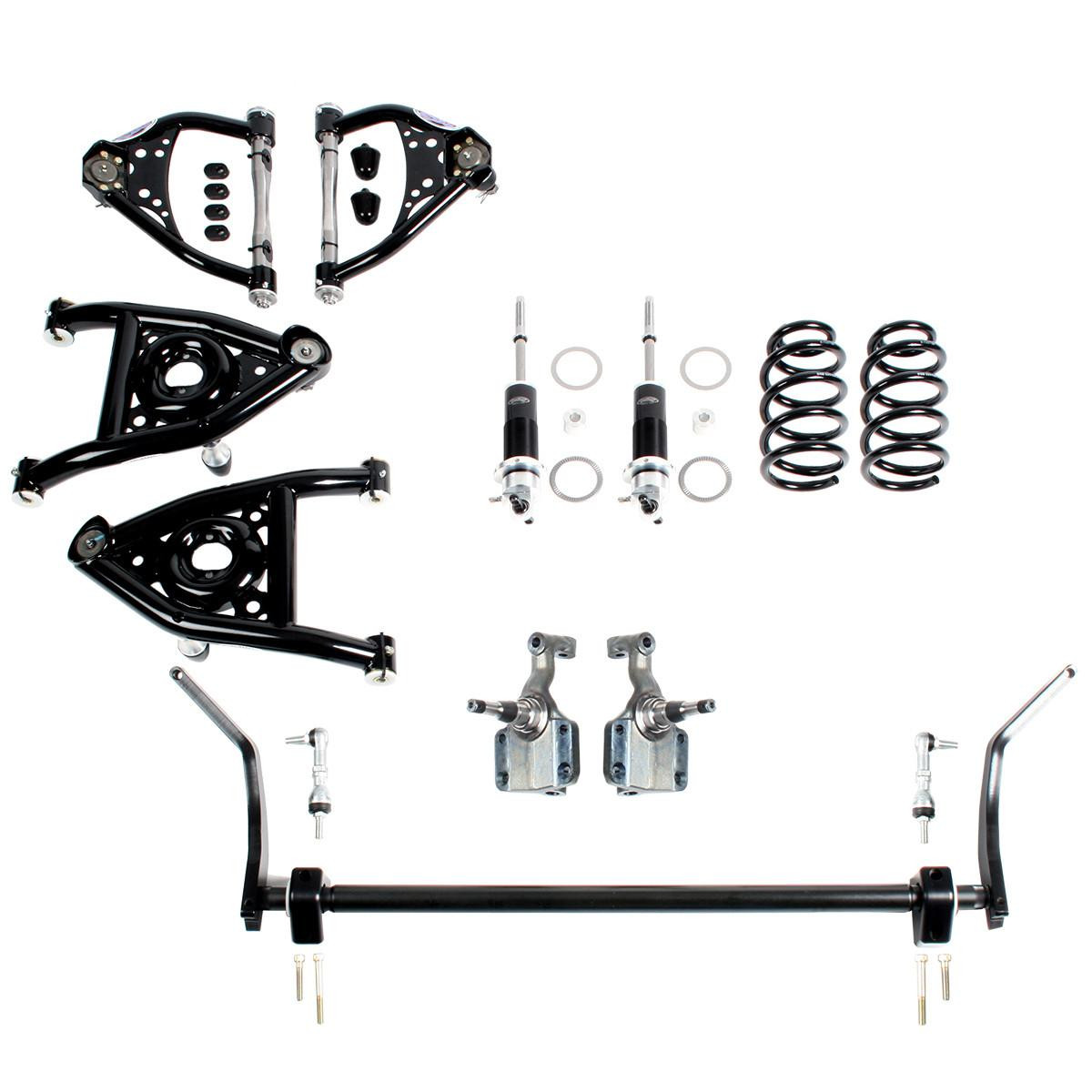  Detroit Speed 68-72 Chevelle w/SB/LS, Speed 2 Front Suspension Kit w/Single Adjustable Shocks - (031347-SDS) 