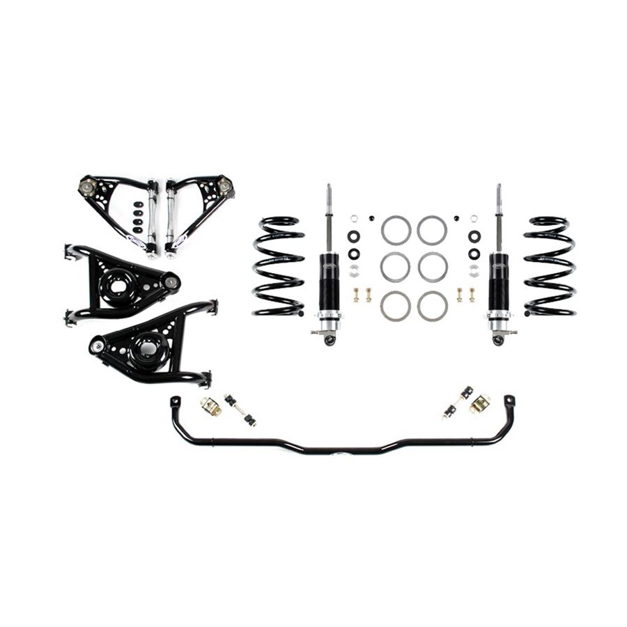 Detroit Speed 67-69 Camaro w/SB/LS, Speed Kit 2 Front Suspension Kit w/Single Adjustable Shock - (031350-SDS)