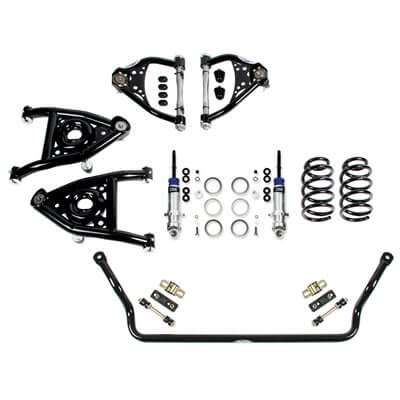 Detroit Speed 73-88 Chevelle/El Camino w/BB, Speed Kit 2 Front Suspension Kit w/Base Shocks - (031369DS)