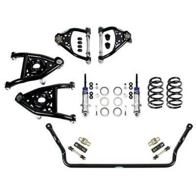  Detroit Speed 73-88 Chevelle/El Camino w/BB, Speed Kit 2 Front Suspension Kit w/Base Shocks - (031369DS) 
