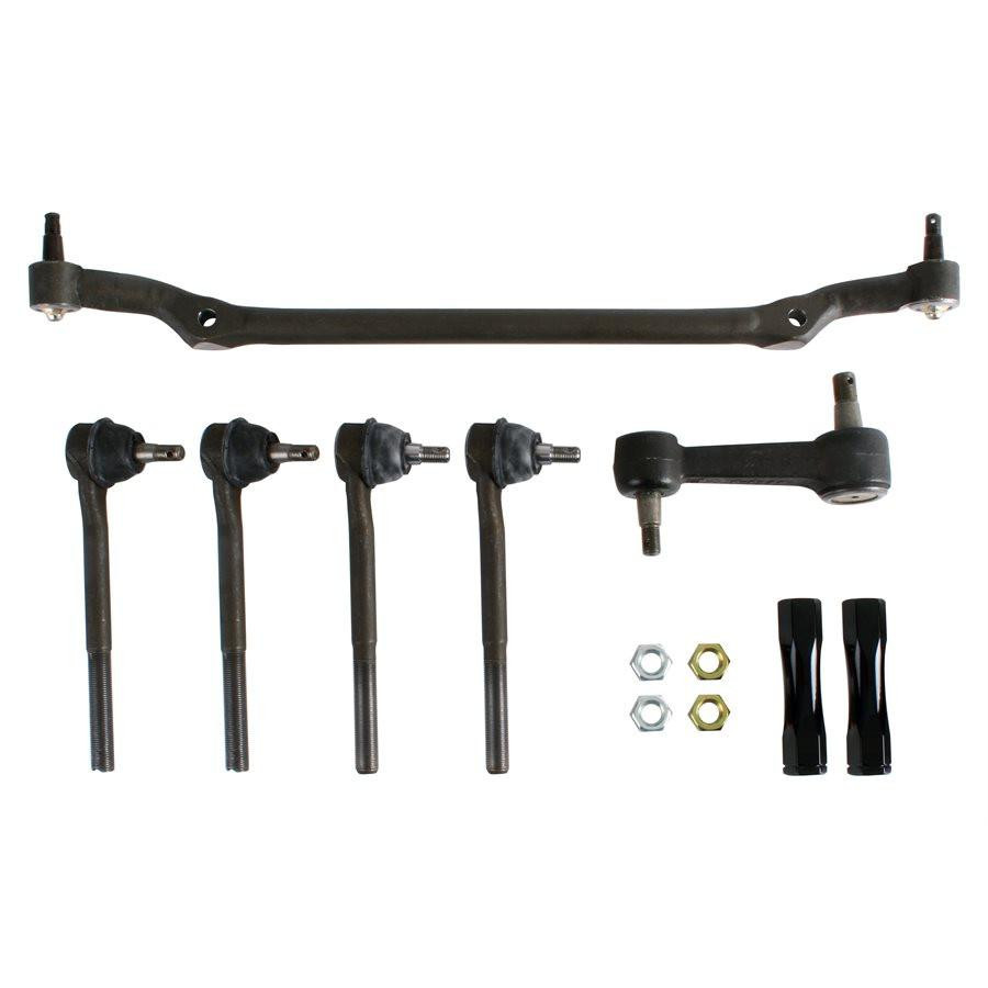  Detroit Speed 80-81 Camaro Front Service Kit for Steering w/Adjusters, Arms, Center Link & Rod - (031615DS) 