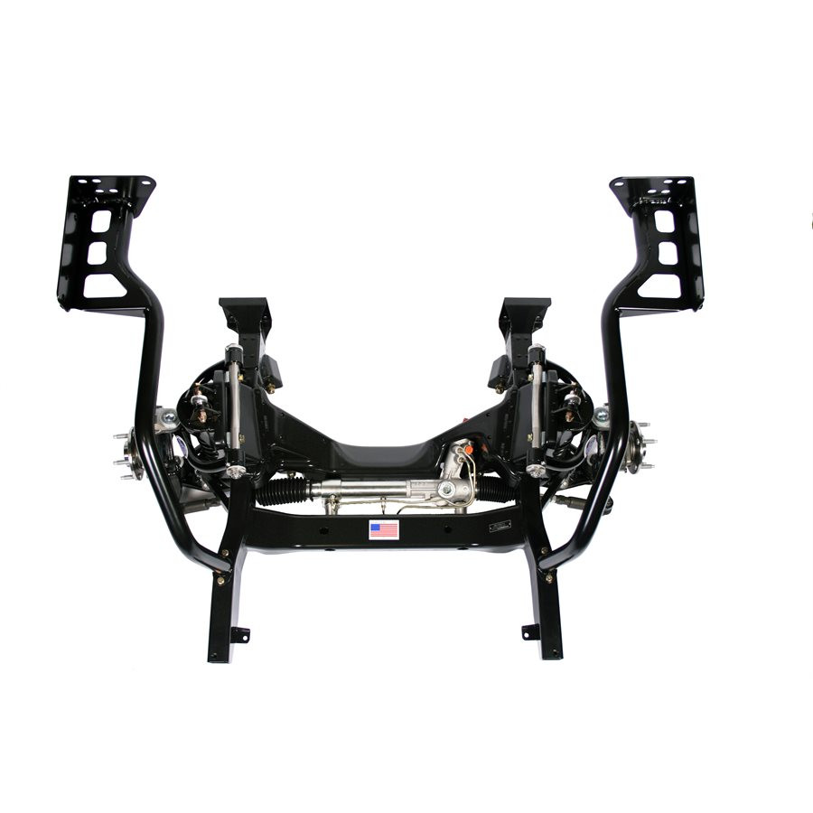 Detroit Speed 62-65 Chevy II, Powdercoated Front Frame w/Single Adjustable Shocks - (032032-SDS)