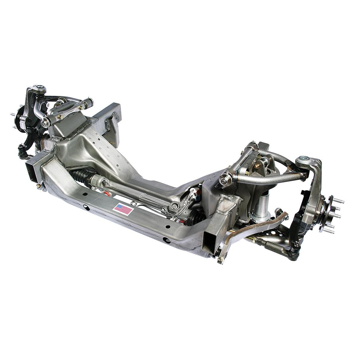  Detroit Speed X-Gen 595 Front Suspension w/Double Adjustable Shocks, GM 5 x 4.75" Bolt, Bare - (032046-DDS) 