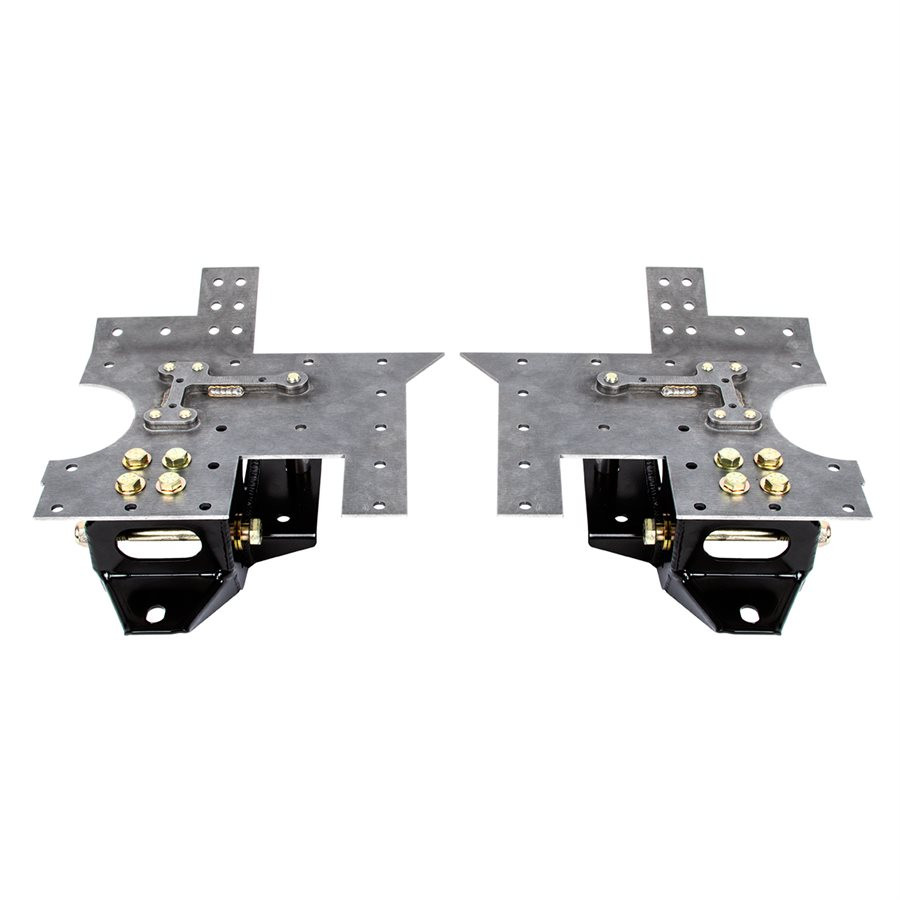 Detroit Speed 67-69 Camaro/Firebird, HD Leaf Spring Pocket Kit w/Hardware, Bolt-On - (040110DS)