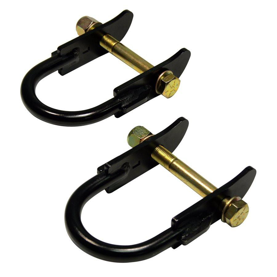  Detroit Speed Rear Tow Hook Kit, Black Zinc Electroplate Finished - (040305DS) 