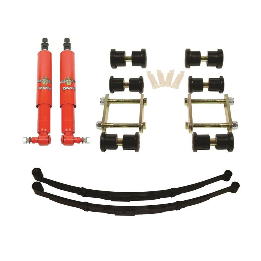  Detroit Speed 67-69 Camaro/Firebird, Speed Kit 1 Rear Suspension w/3" Drop & Multi-Leaf Spring - (041602DS) 