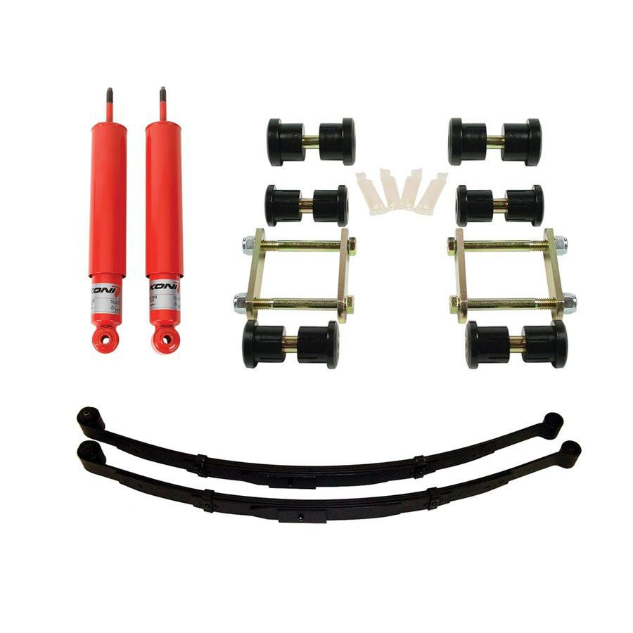  Detroit Speed 67-69 Camaro/Firebird, Speed Kit 1 Rear Suspension Kit w/2" Drop & Multi-Leaf - (041631DS) 