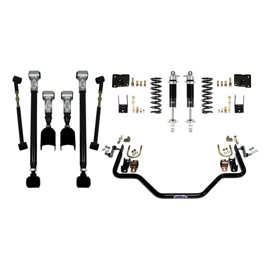 Detroit Speed 68-72 Chevelle/El Camino, Speed Kit 3 Rear Suspension w/Base Shocks & Moser Axle - (041623DS)
