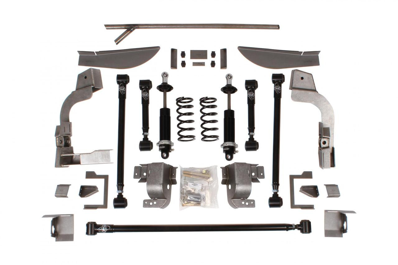  Detroit Speed 70-81 Firebird, Rear Suspension Kit w/Double Adj. Shocks & w/o Axle Brackets - (041715-DDS) 