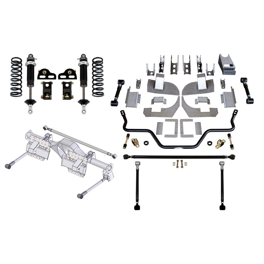 Detroit Speed 82-92 Camaro, Rear Suspension w/Single Adjustable Shock & 3" Axle Housing - (041722-SDS)