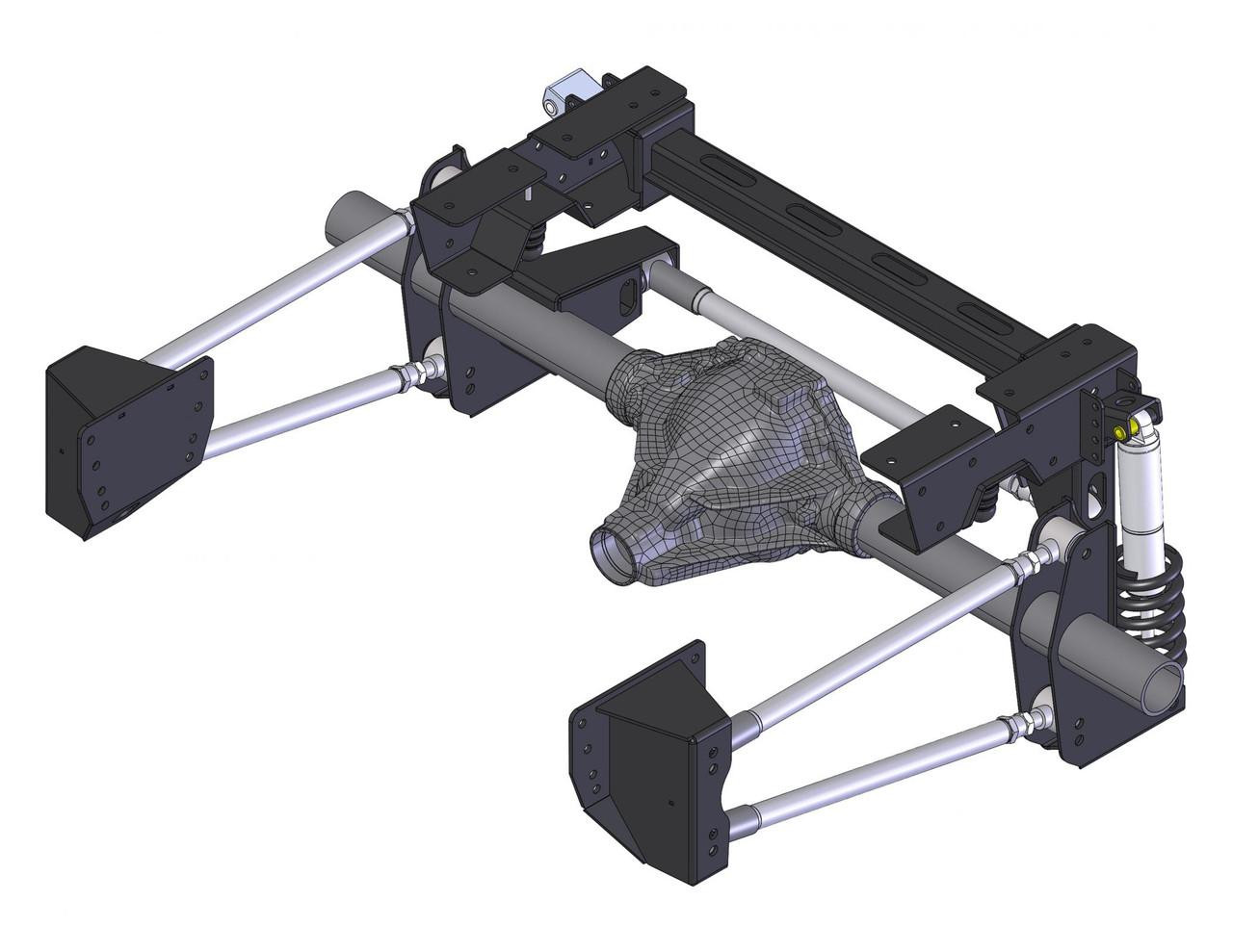  Detroit Speed 73-87 Square Body C10 w/Double-Adjustable Remote Shocks, Quadra Rear Suspension - (041751-RDS) 