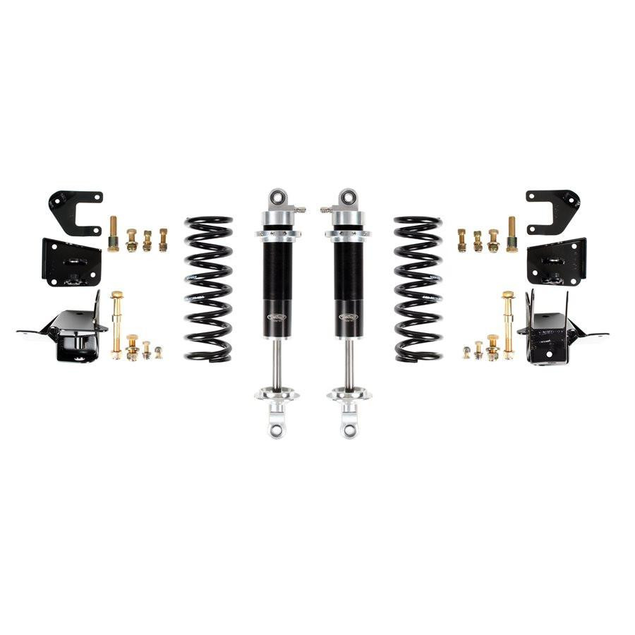  Detroit Speed 64-66 Chevelle, Rear Coilover Conversion w/Double Adjustable Shocks & Stock Axle - (042404-DDS) 