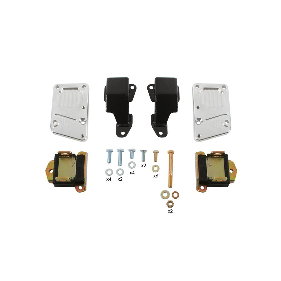 Detroit Speed 62-67 Chevy II w/LS Engine & Front Frame, Engine Mount Kit - (060416DS)