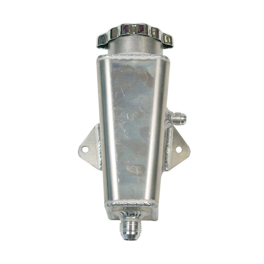  Detroit Speed Aluminum Power Steering Remote Reservoir, -10 Outlet to Pump, -6 Inlet From Gear - (090603DS) 