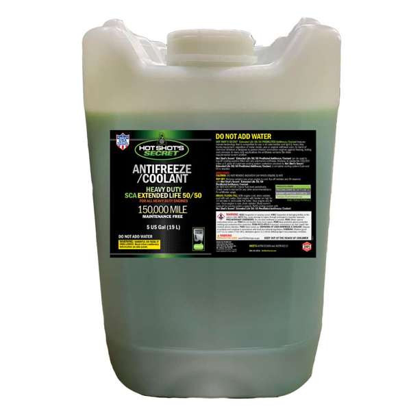Hot Shot's Secret Hot Shot's Secret® 150K 50/50 Green Antifreeze - 5 Gallon  - (5G150KGRN5050)