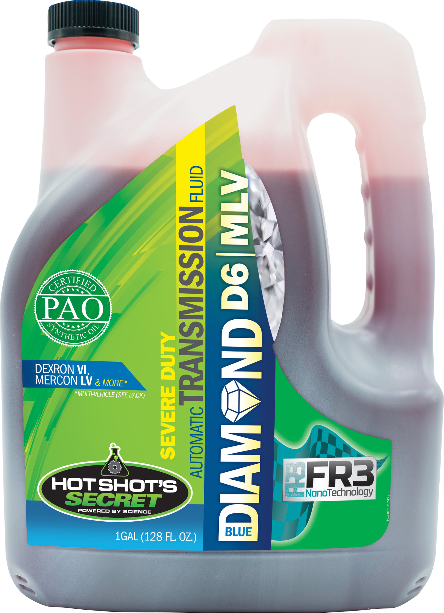 Hot Shot's Secret Hot Shot's Secret® Blue Diamond® Transmission Fluid Dexron Vi, Mercon Lv (D6/Mlv) - 1 Gallon - (BDDEX601G)