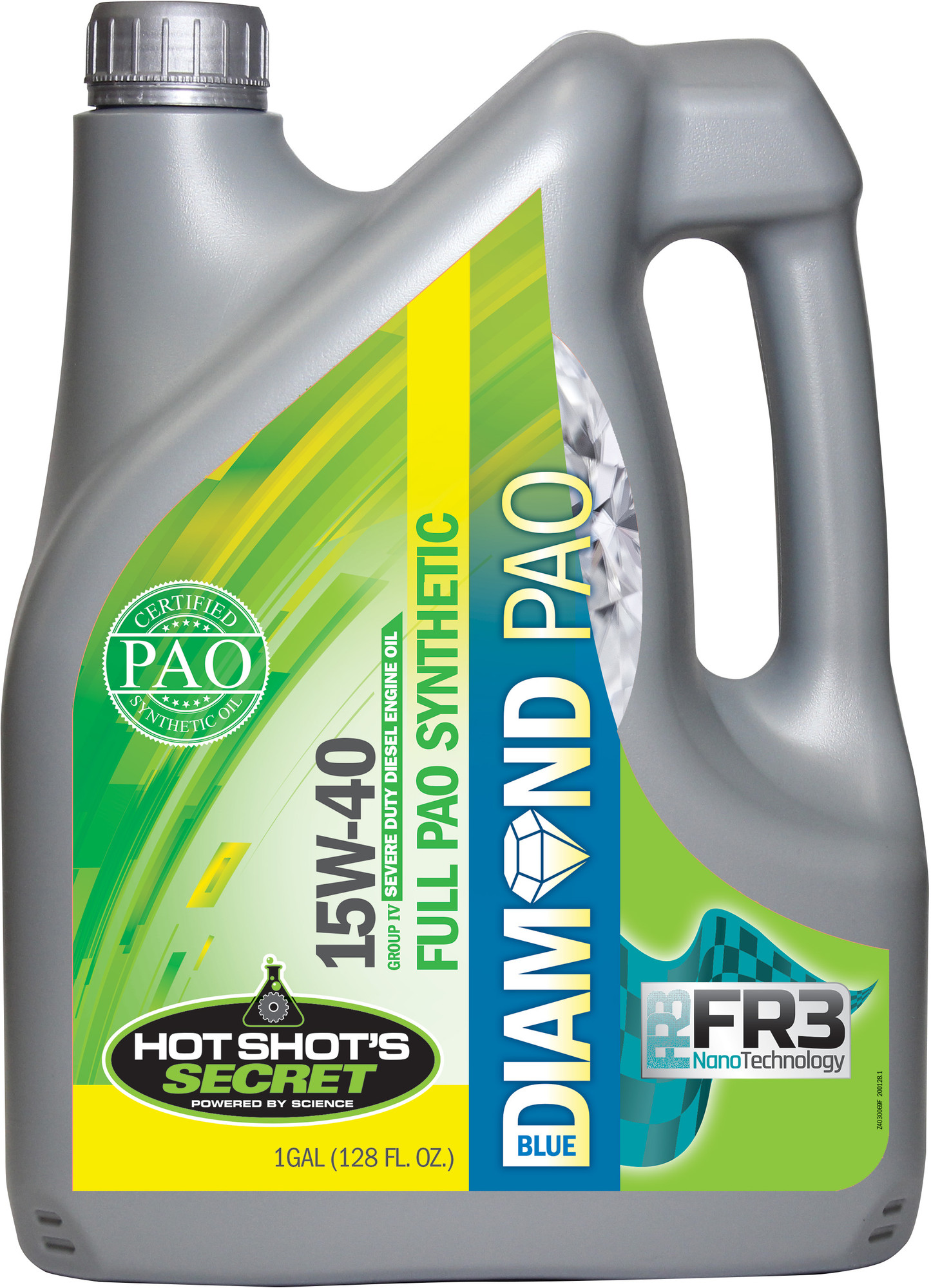 Hot Shot's Secret Hot Shot's Secret® Blue Diamond® 15W40 Pao Synthetic Engine Oil - 1 Gallon - (BDGALPAO15)