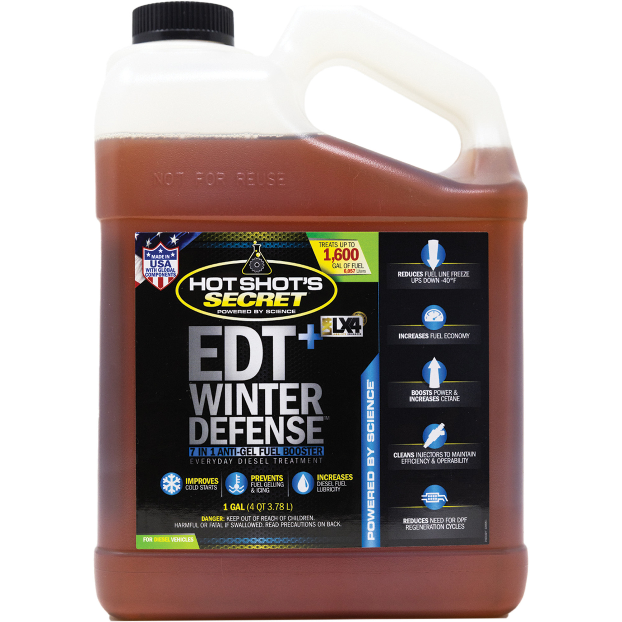 Hot Shot's Secret Hot Shot's Secret® Edt+Winter Defense® Anti-Gel Fuel Booster - 1 Gallon - (EDTWAG1G)