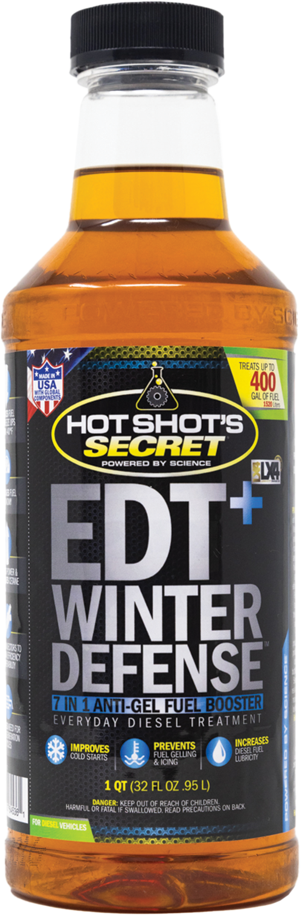 Hot Shot's Secret Hot Shot's Secret® Edt+Winter Defense® Anti-Gel Fuel Booster - 32 Oz - (EDTWAG1QT)