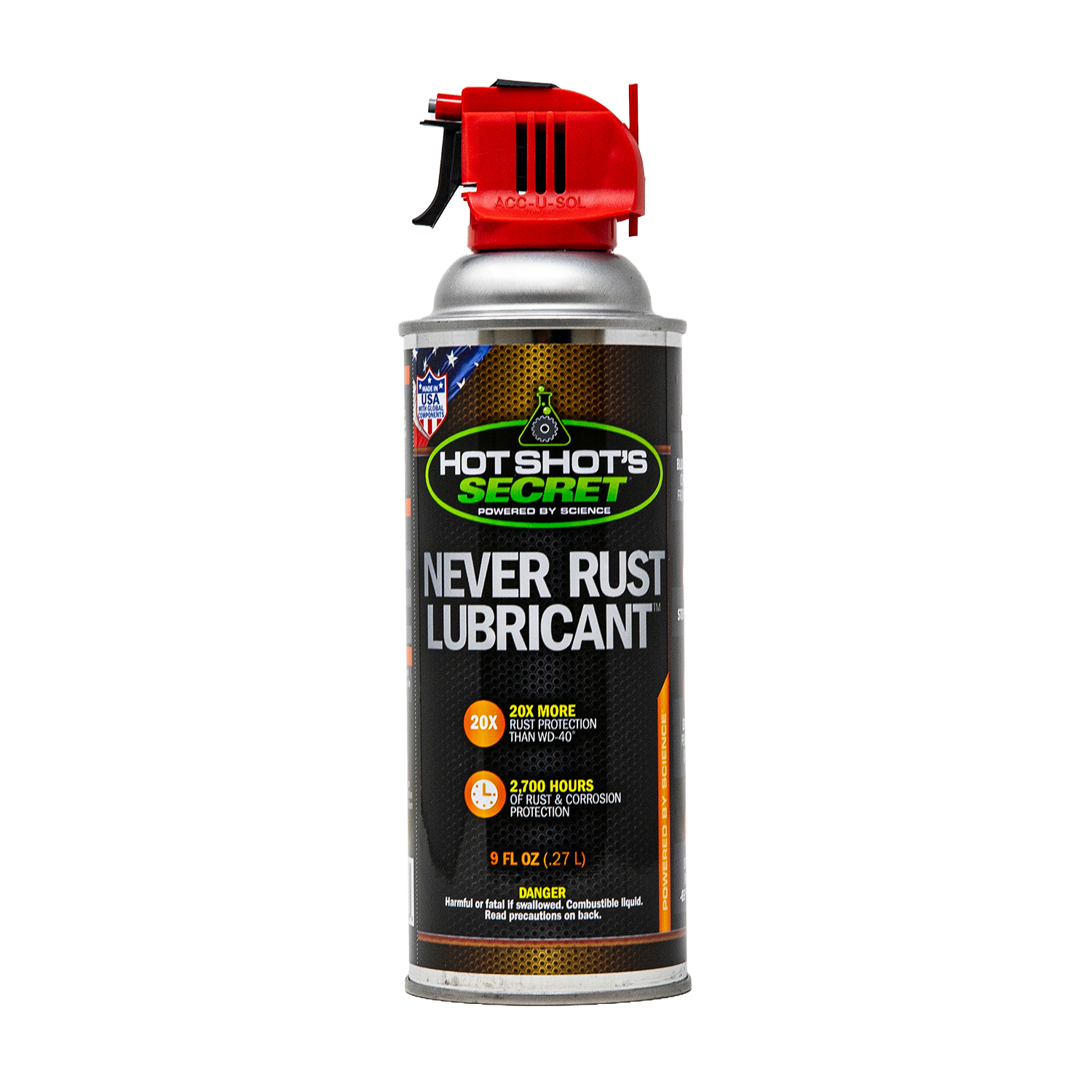 Hot Shot's Secret Hot Shot's Secret® Never Rust Lubricant - 9 Oz Aerosol - (HSSNR9OZ)