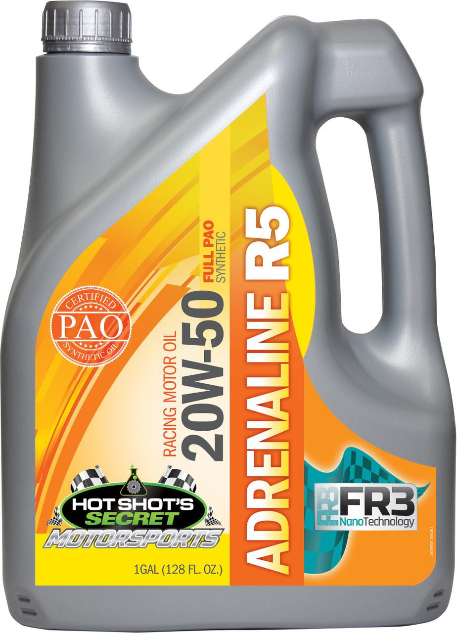  Hot Shot's Secret Hot Shot's Secret® Adrenaline® R5 20W-50 - 1 Gallon - (R501G) 